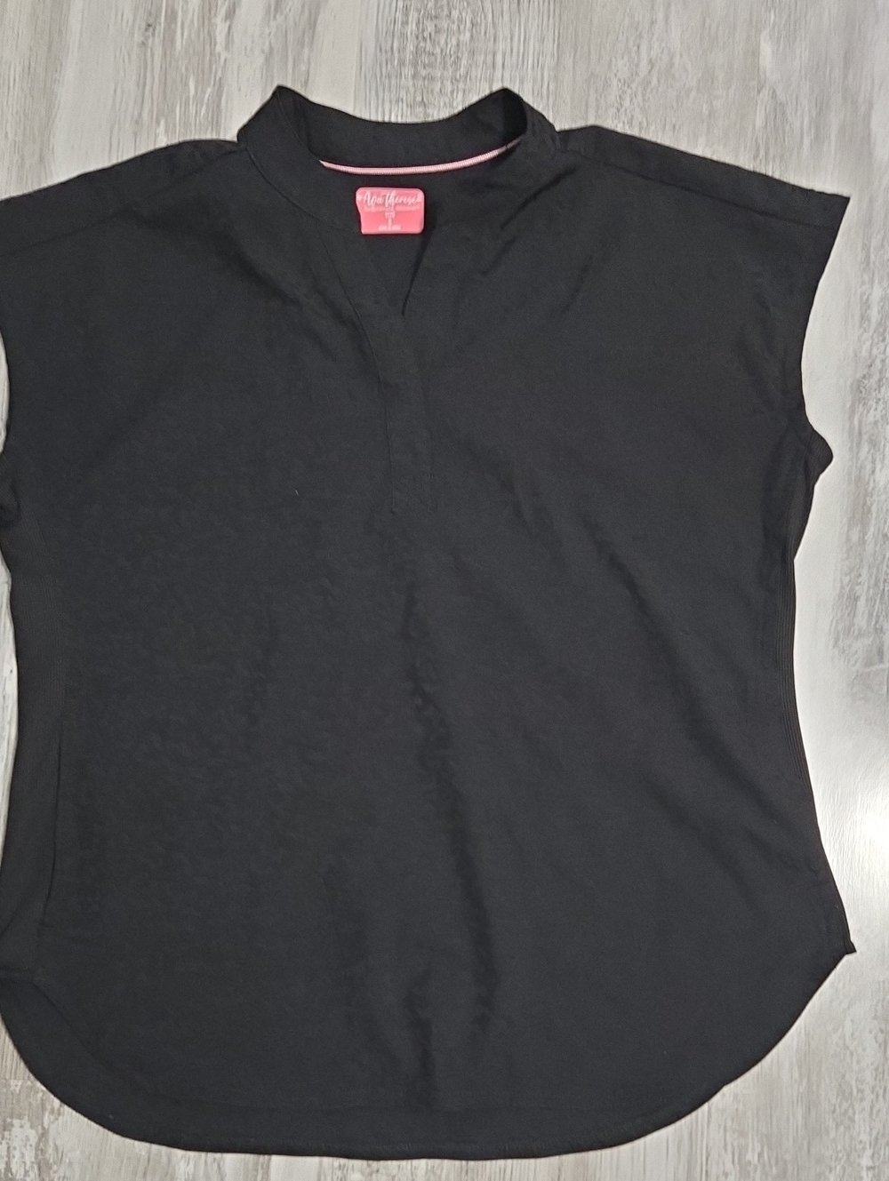Leopard Black Dolman Scrub Top
